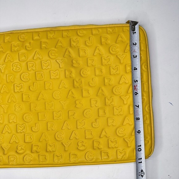 Marc By Marc Jacobs Laptop Case Yellow Neoprene Dreamy 11”x13” - Picture 13 of 13